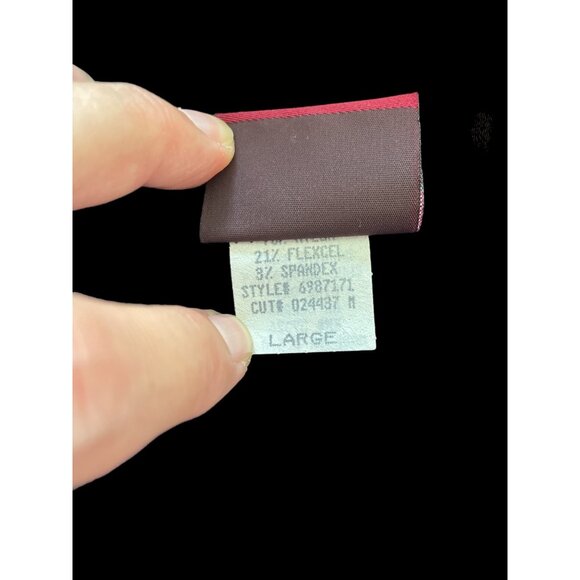 BECCA 80’s Swim Shorts Pockets Zipper Blue Made in USA Vintage Large - Picture 6 of 9